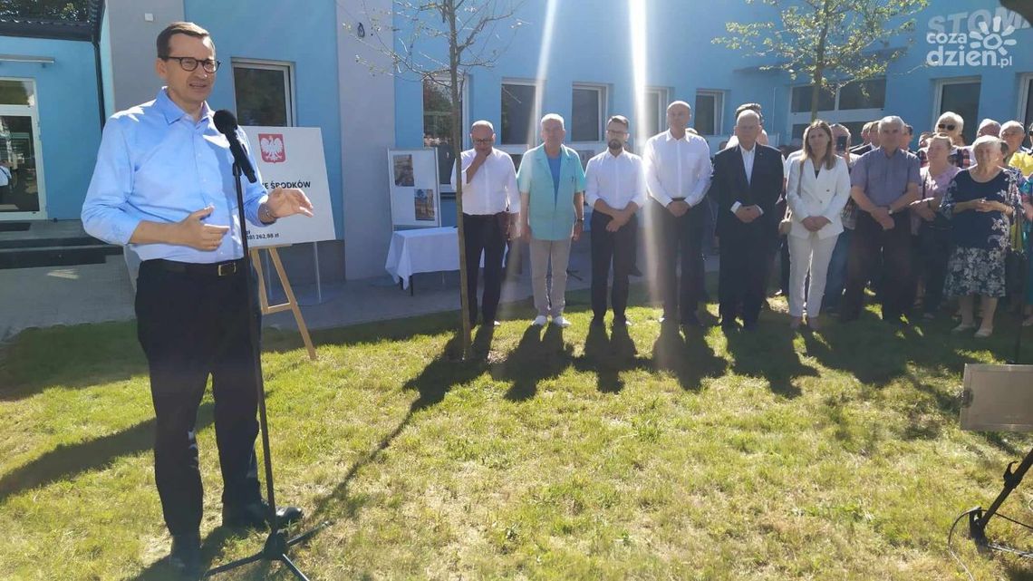 Premier Morawiecki odwiedził nowy ośrodek zdrowia w Przytyku