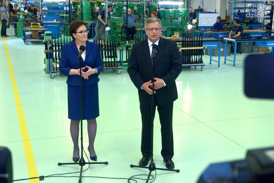 Prezydent i premier z wizytą w Fabryce Broni Prezydent i premier z wizytą w Fabryce Broni
