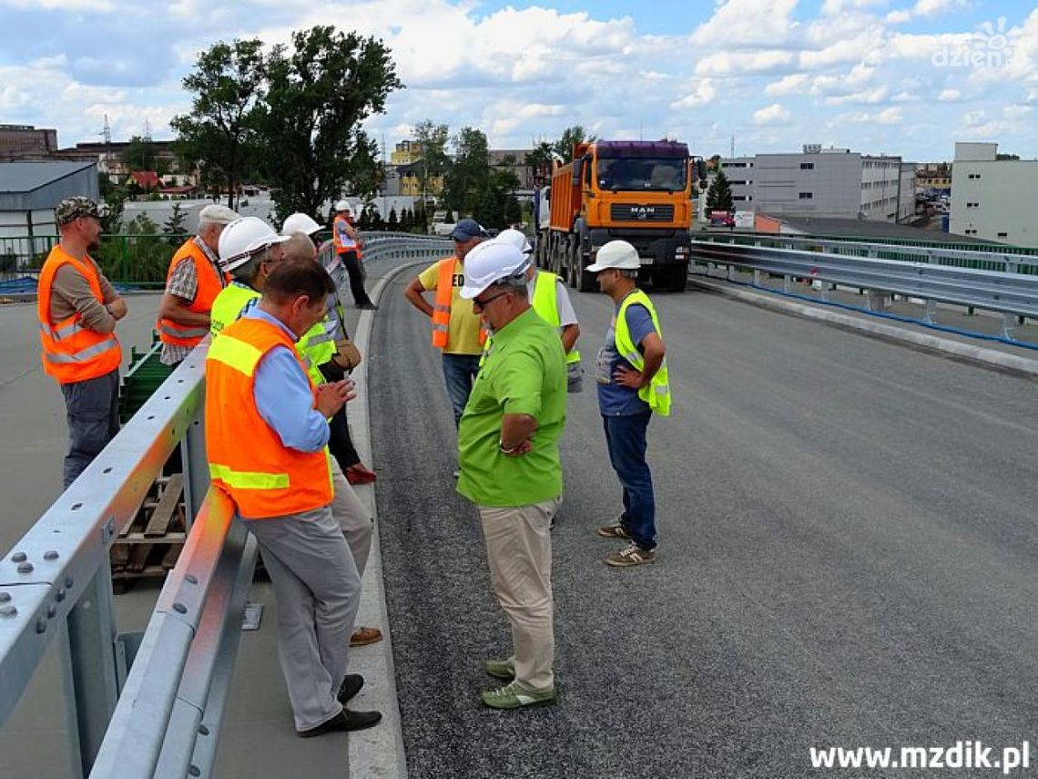 Próby obciążeniowe wiaduktu zakończone