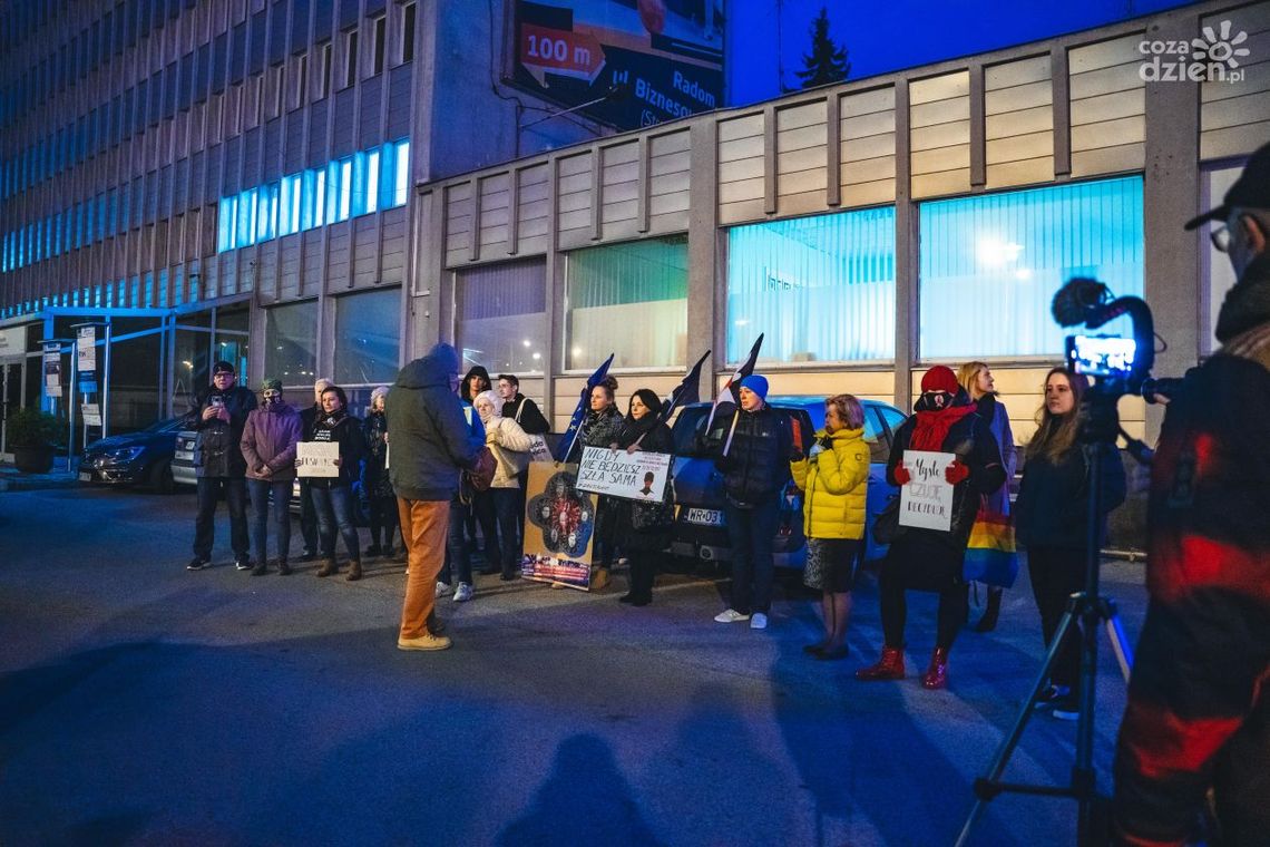 Protest "Bronimy życia" w rocznicę orzeczenia TK ws. aborcji