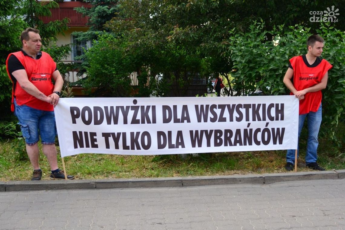 Protest pracowników Tesco