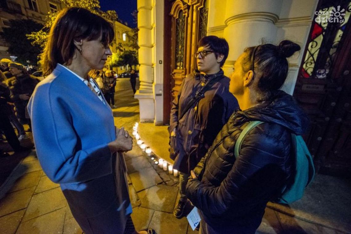 Protest przed sądem