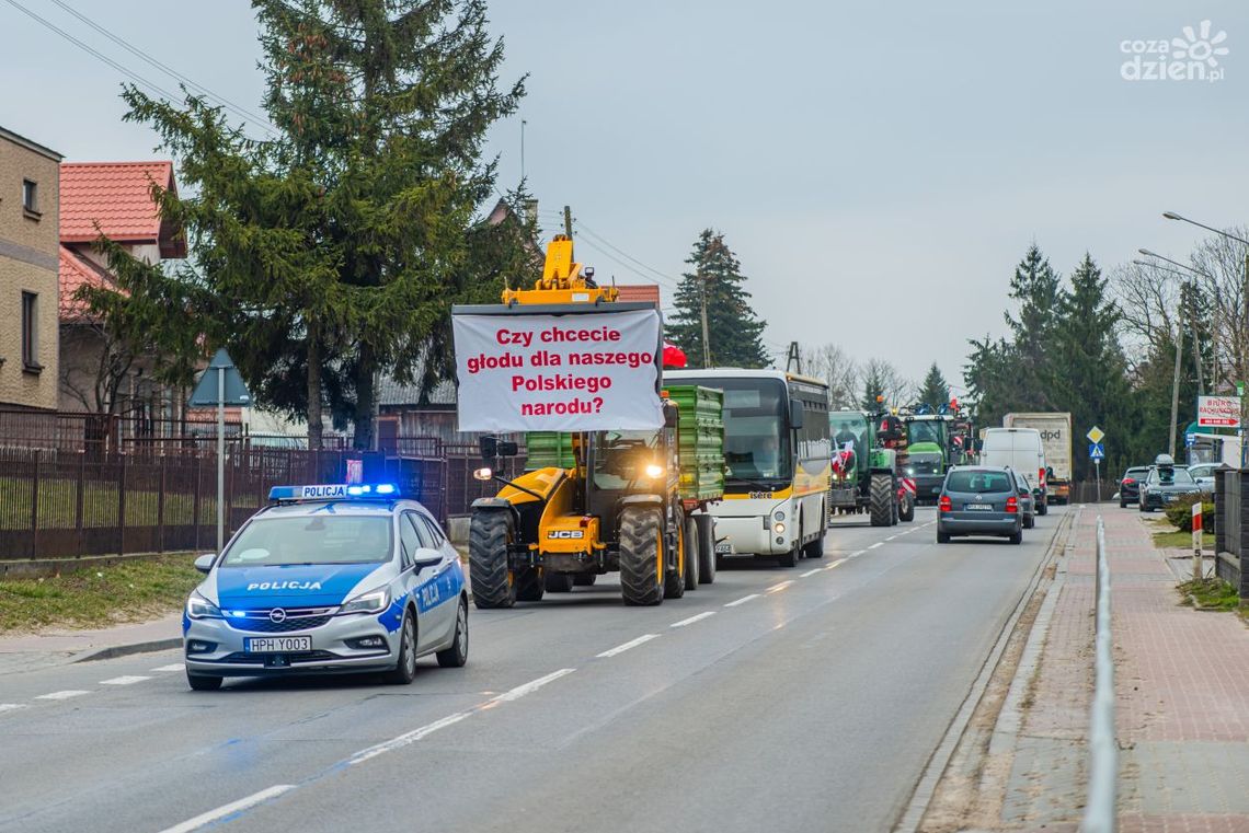 Protest rolników w Zakrzewie