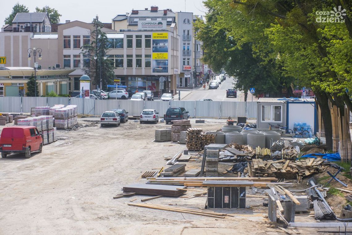 Przebudowa placu Jagiellońskiego z opóźnieniem 