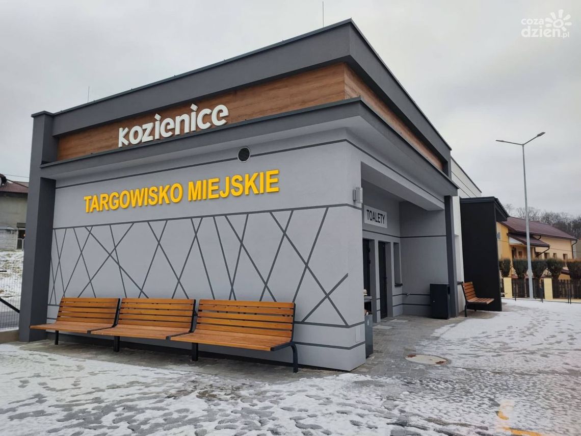 Przebudowane targowisko w Kozienicach