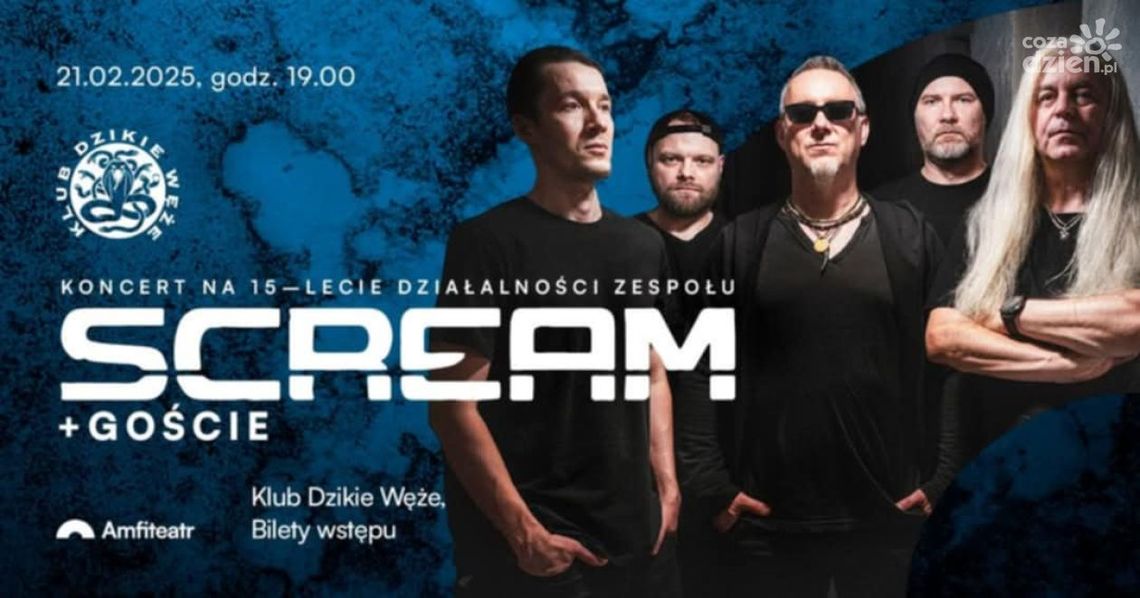 Przed nami jubileuszowy koncert z okazji 15-lecia radomskiego zespołu Scream