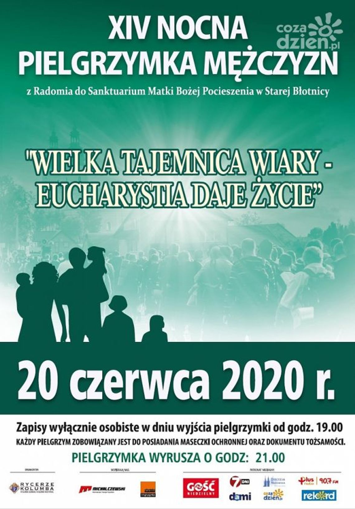 Przed nami Nocna Pielgrzymka Mężczyzn