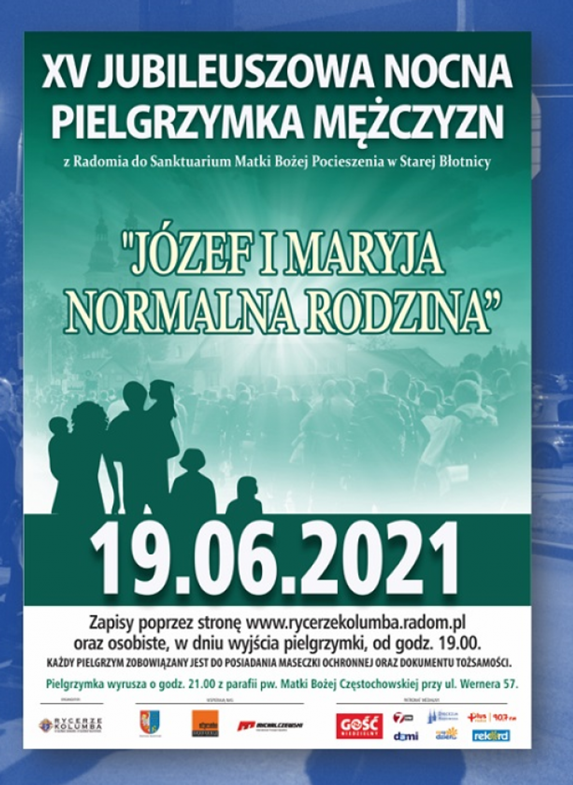 Przed nami nocna pielgrzymka mężczyzn