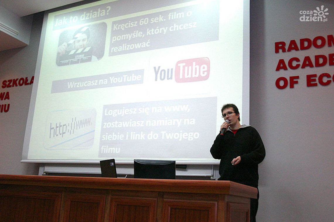 Przedstawiciele Allegro i Microsoftu w Radomiu