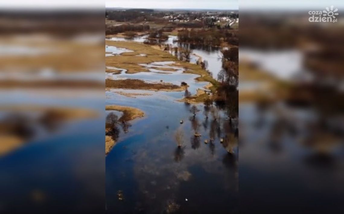 Przekroczony stan ostrzegawczy w Pilicy [wideo]