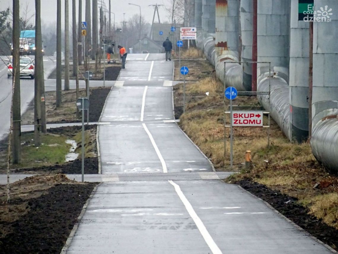 Przy ul. Energetyków oddano ścieżkę rowerową