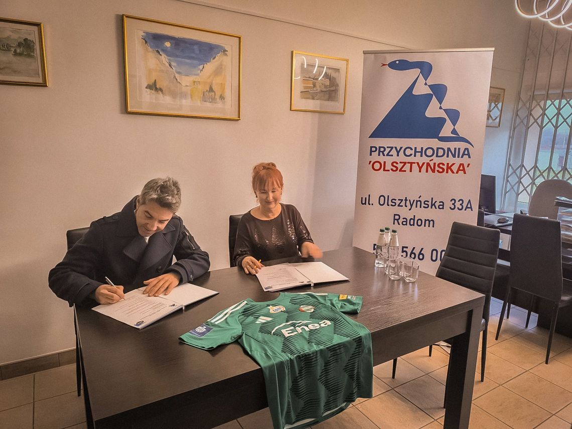 Przychodnia Olsztyńska i Akademia RKS Radomiak Radom podpisały umowę o współpracy medycznej Przychodnia Olsztyńska i Akademia RKS Radomiak Radom podpisały umowę o współpracy medycznej