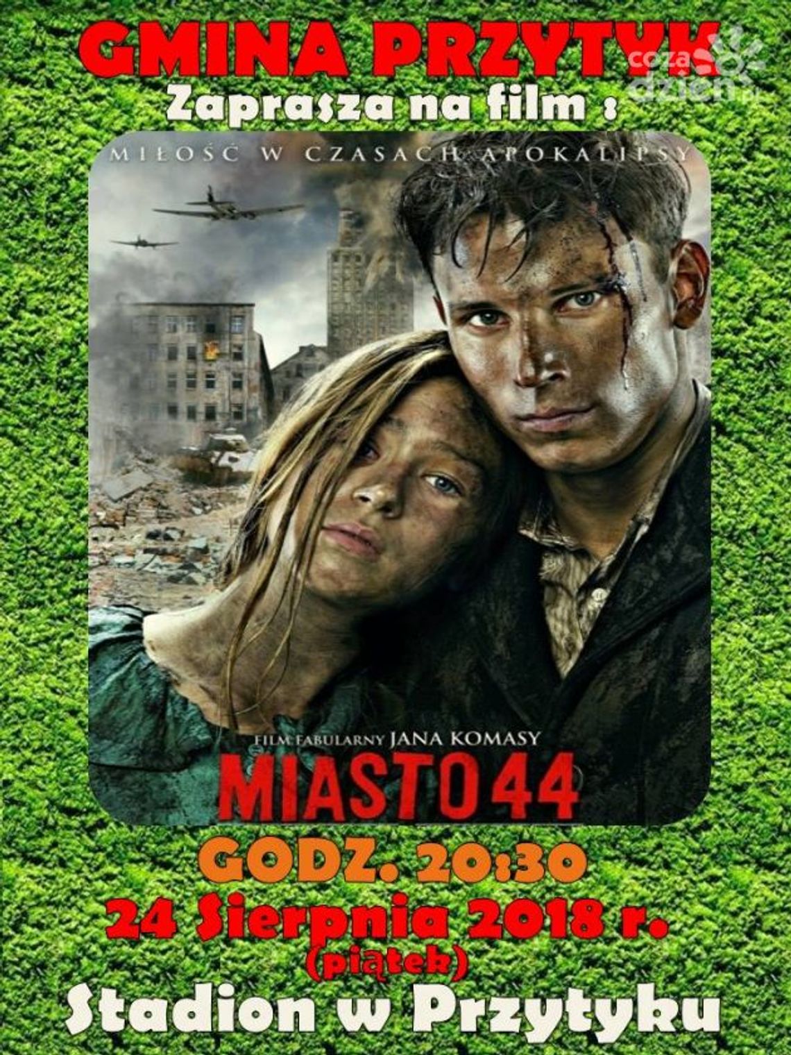 Przytyk. Letnie kino na trawie - co tym razem? Przytyk. Letnie kino na trawie - co tym razem?