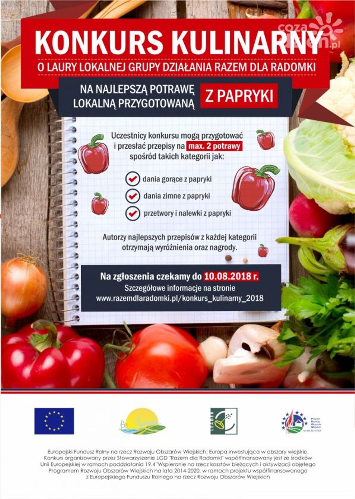 Przytyk. Rusza konkurs na najlepszą potrawę z papryki