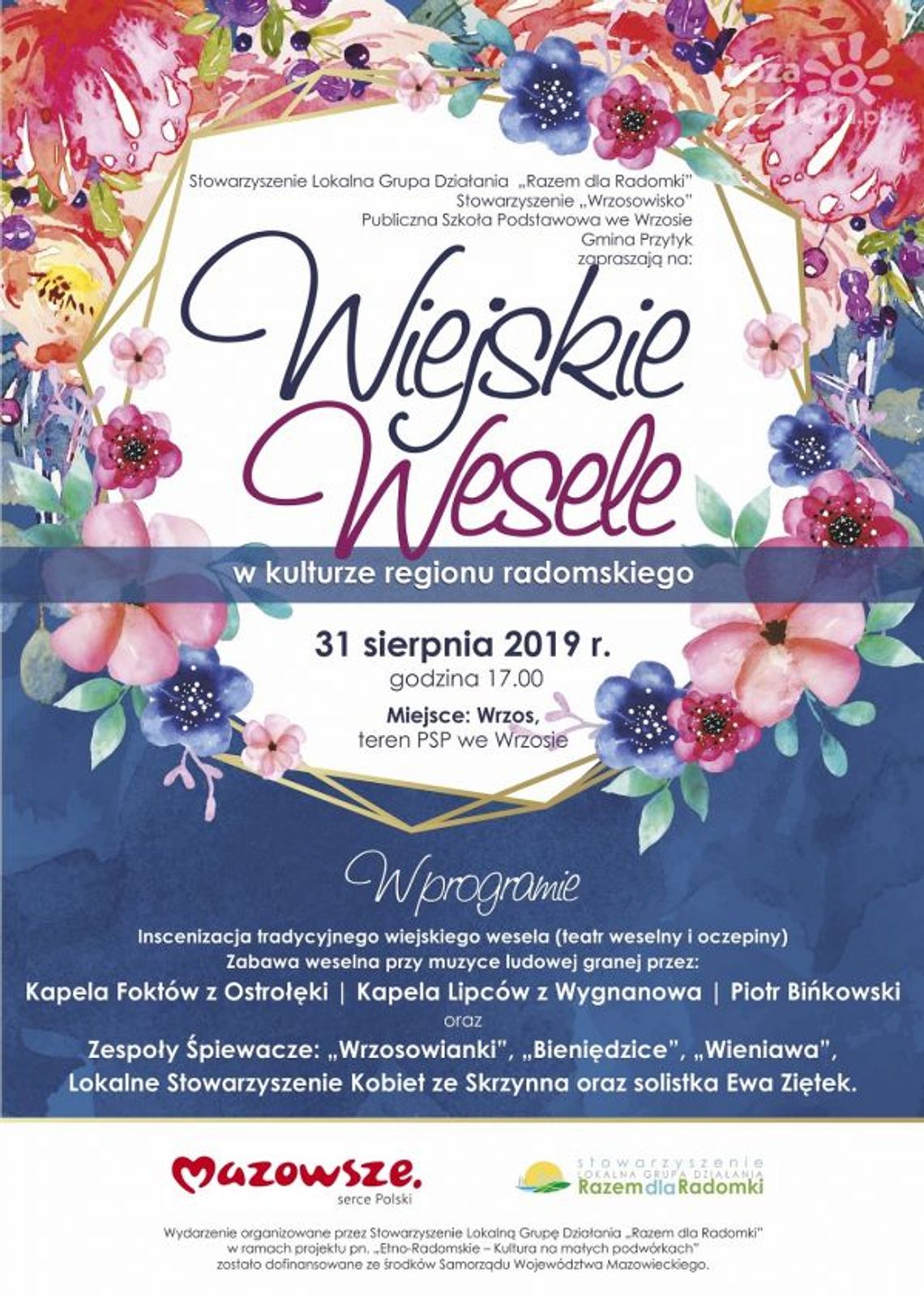 Przytyk. Wiejskie wesele już w najbliższą sobotę Przytyk. Wiejskie wesele już w najbliższą sobotę