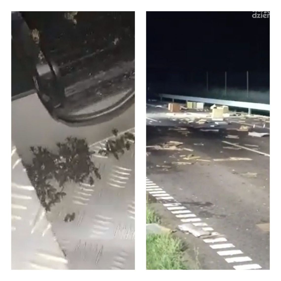Pszczoły i ule na drodze. Zderzenie na S7 [WIDEO]