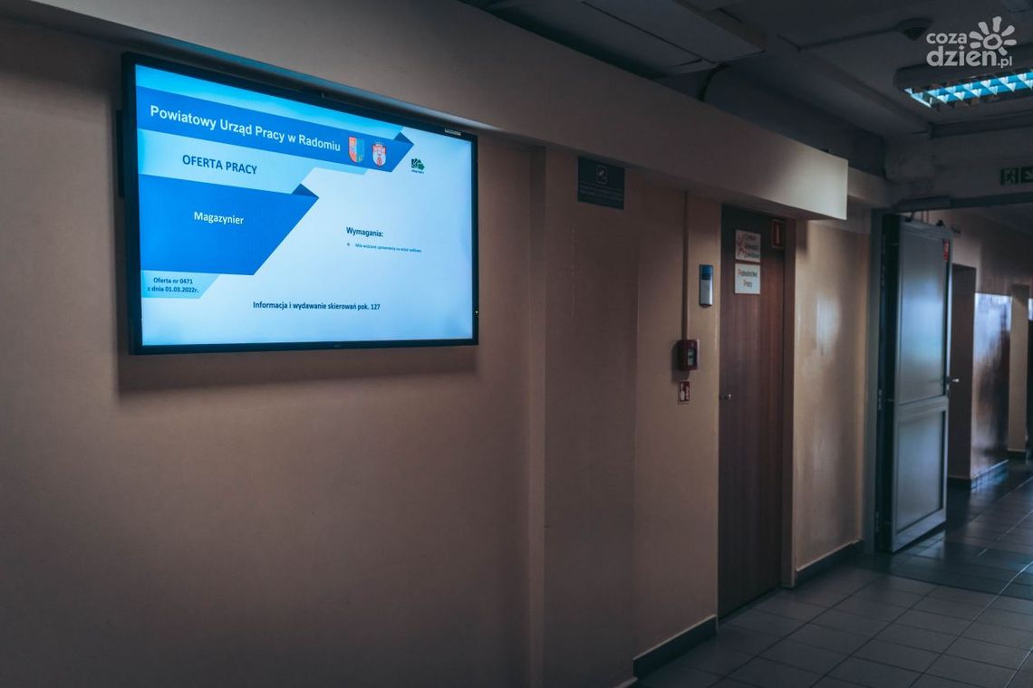 PUP w Radomiu odnotowuje spadek bezrobocia