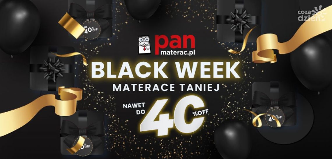 Rabaty do 40%! Black Friday w salonie Pan Materac w Radomiu!