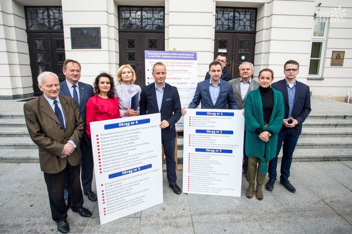 Radni PiS złożyli propozycje do budżetu Radomia na 2020 rok