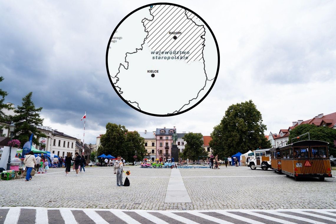 Radom i Kielce razem w nowym województwie staropolskim? "Najbardziej oczywista korekta"