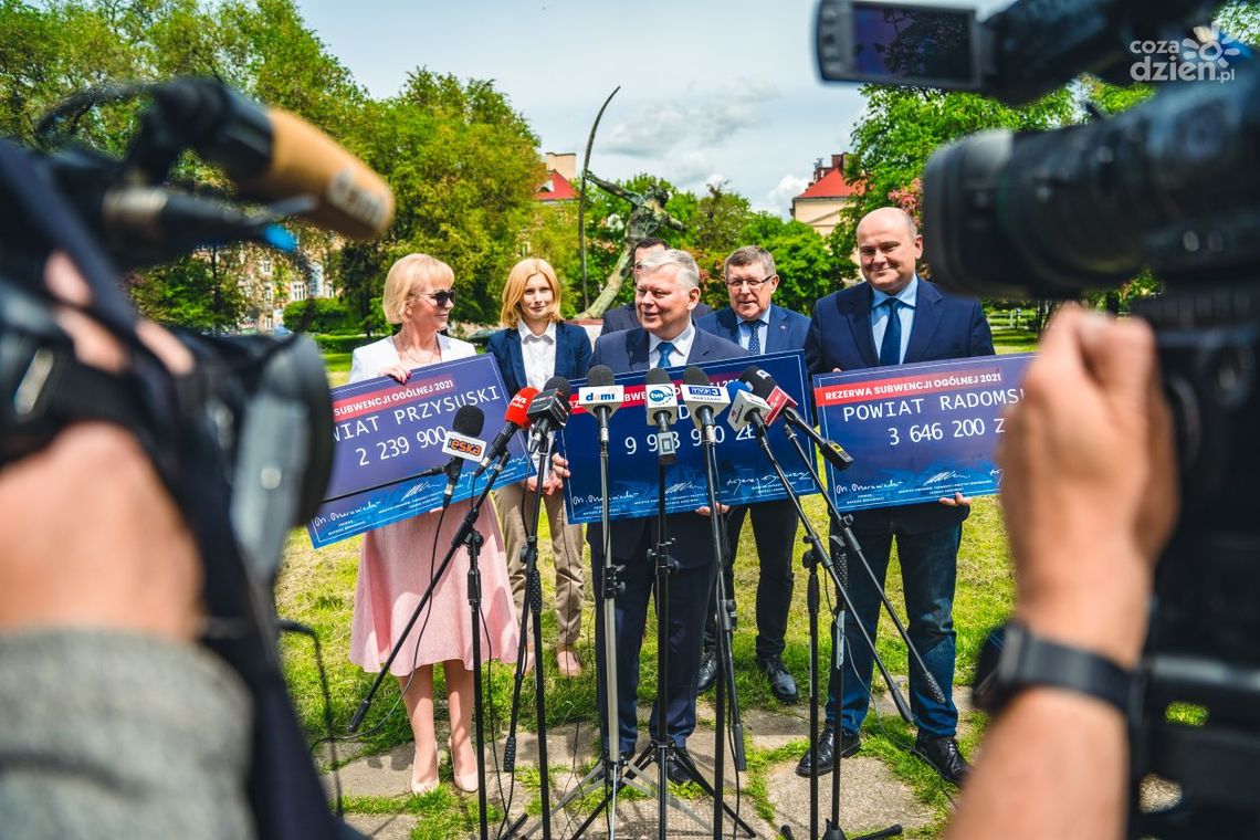 Radom i powiat z rządowym wsparciem