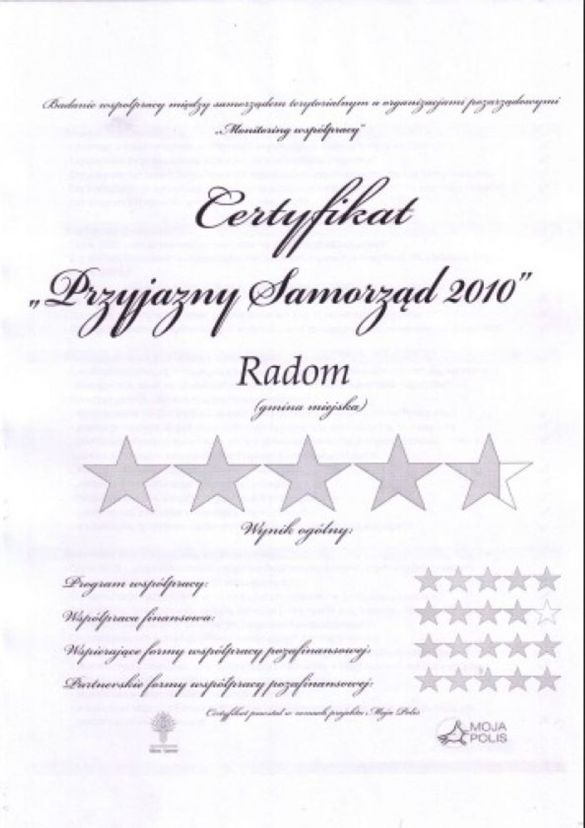 Radom na 4,5 gwiazdki