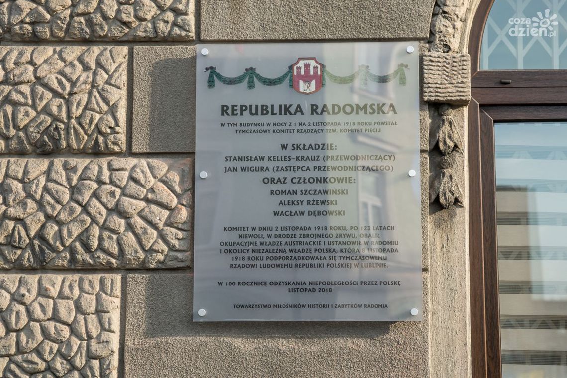 Radom odzyskał niepodległość już 2 listopada Radom odzyskał niepodległość już 2 listopada