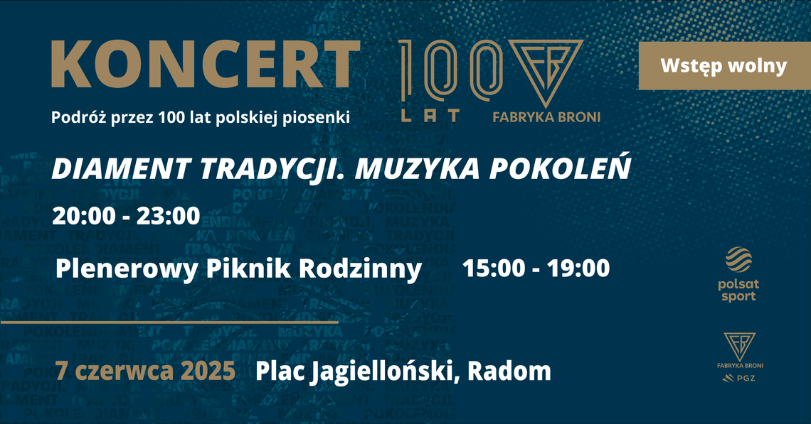 Radom świętuje 100-lecie Fabryki Broni – muzyka, historie i sportowe emocje