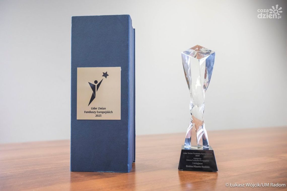 Radom z nagrodą w konkursie Lider Zmian Funduszy Europejskich 2023