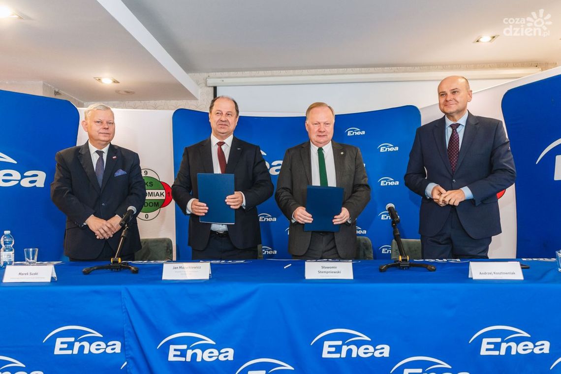 Radomiak dalej gra z Eneą. Nowa umowa na trzy lata Radomiak dalej gra z Eneą. Nowa umowa na trzy lata