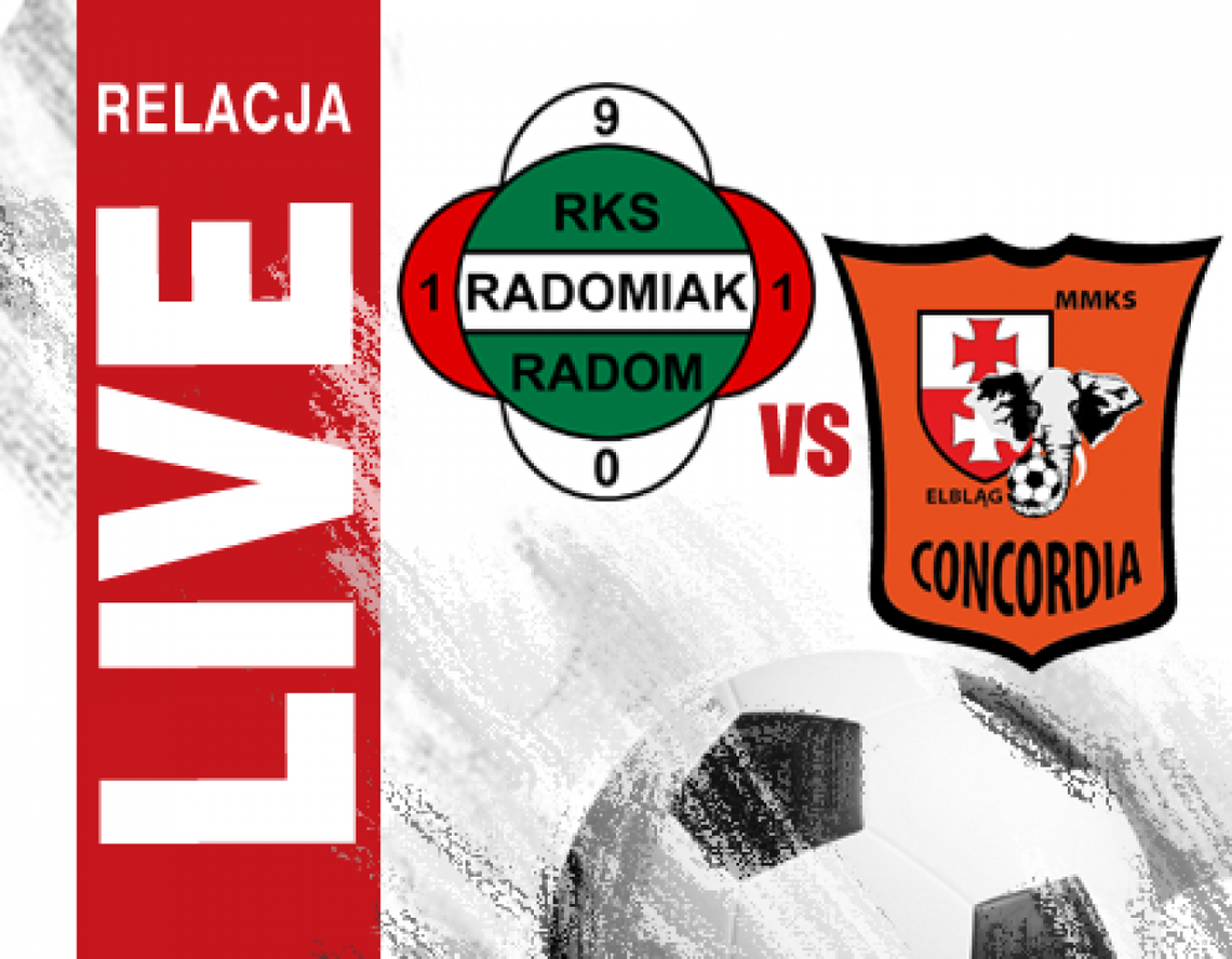 Radomiak Radom 0:0 Concordia Elbląg (zapis relacji)