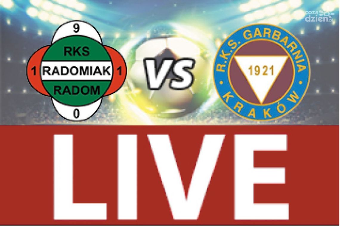 Radomiak Radom - Garbarnia Kraków 1:0 (zapis relacji LIVE)