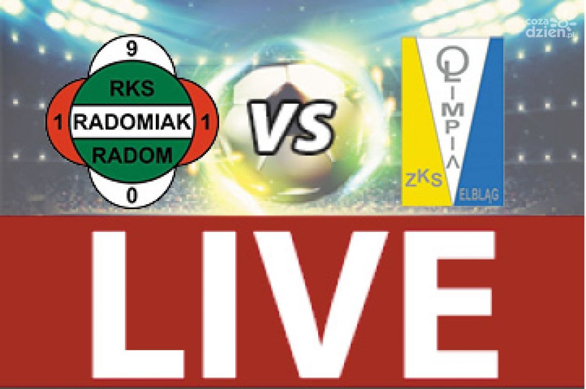 Radomiak Radom - Olimpia Elbląg 2:1 (RELACJA LIVE) Radomiak Radom - Olimpia Elbląg 2:1 (RELACJA LIVE)