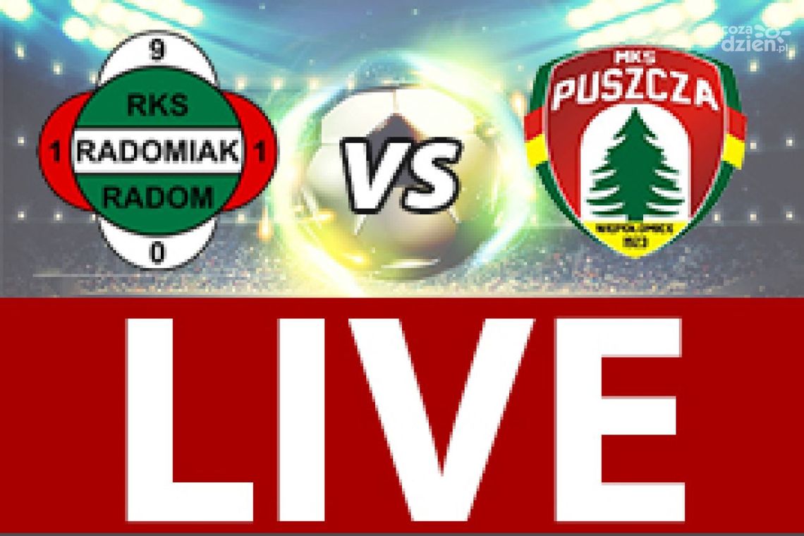Radomiak Radom - Puszcza Niepołomice 0:1 (zapis relacji)