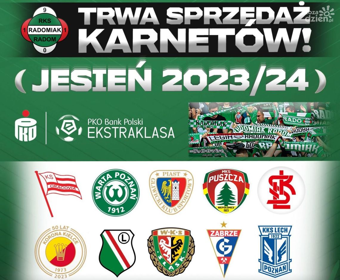 Radomiak Radom rozpoczął stacjonarną sprzedaż karnetów! Radomiak Radom rozpoczął stacjonarną sprzedaż karnetów!
