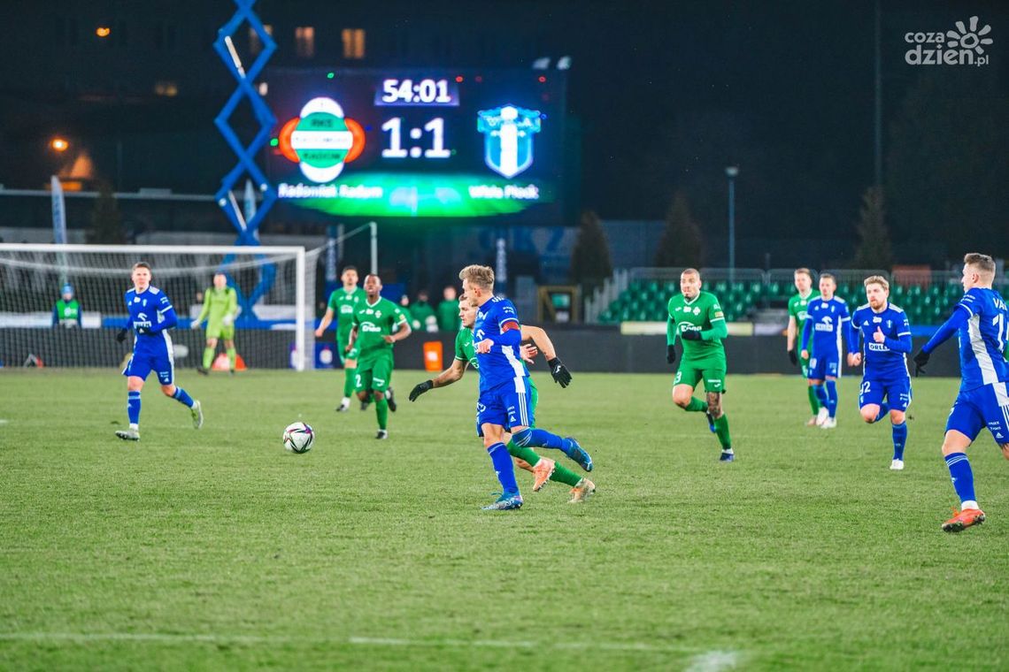 Radomiak Radom zremisował z Wisłą Płock. Wynik ustalony do przerwy