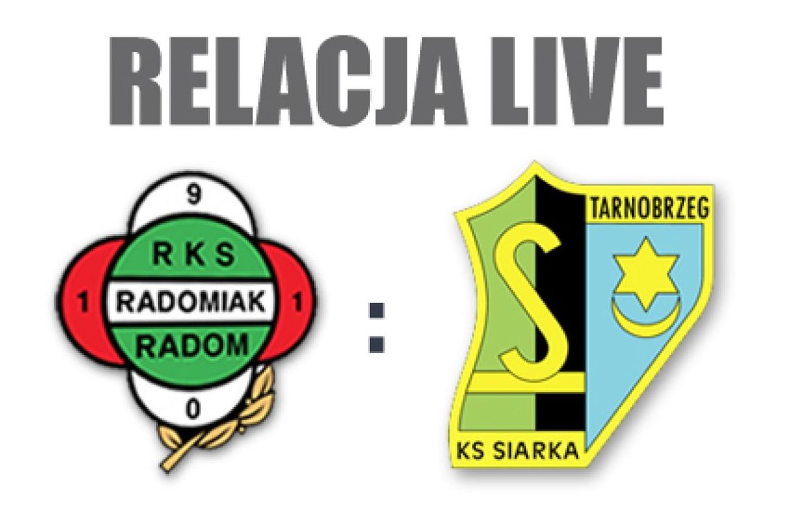 Radomiak - Siarka Tarnobrzeg 0:0. Zapis Relacji Live