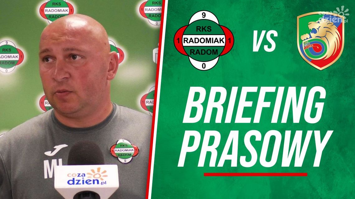 Radomiak TV: Briefing prasowy przed inauguracją z Miedzią Legnica