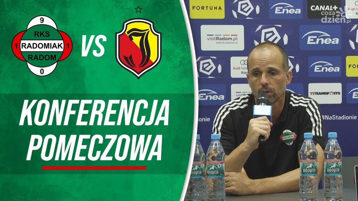 Radomiak TV: Konferencja po meczu z Jagiellonią Białystok