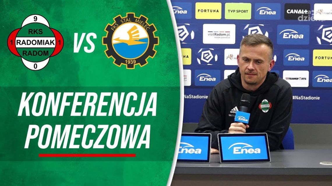 Radomiak TV: Konferencja prasowa po meczu ze Stalą Mielec