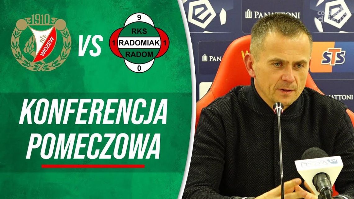 Radomiak TV: Konferencja prasowa po wygranej z Widzewem