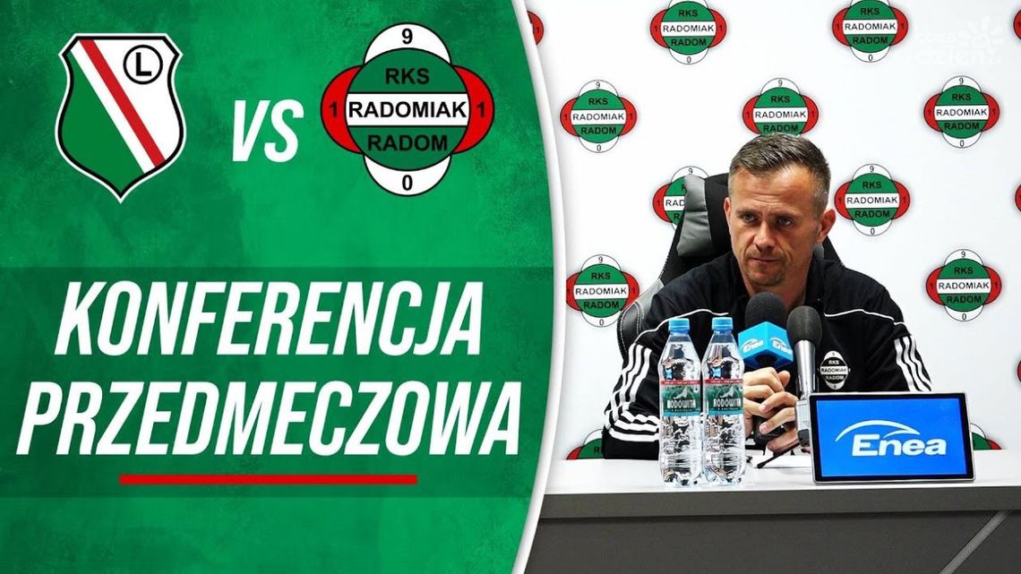 Radomiak TV: Konferencja prasowa przed meczem z Legią Warszawa