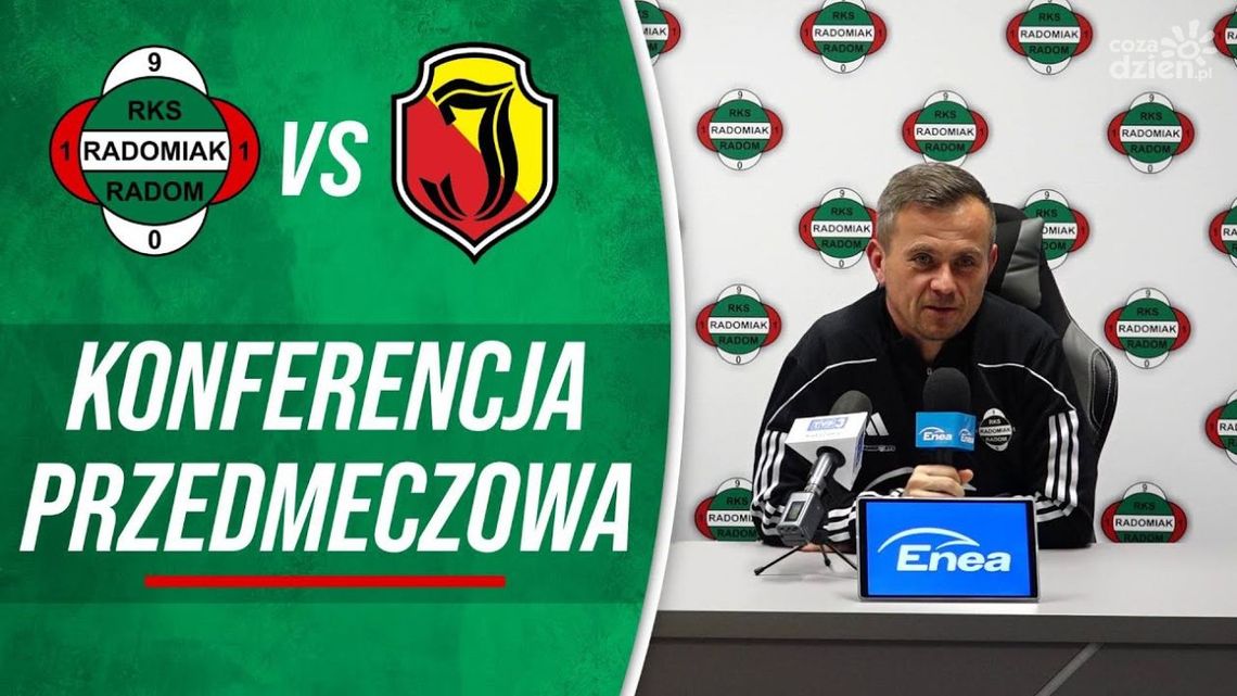 Radomiak TV: Konferencja przed meczem z Jagiellonią Białystok