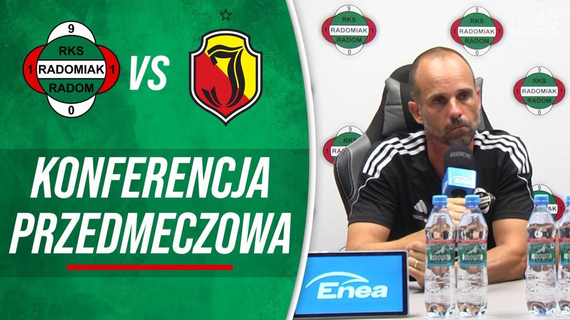 Radomiak TV: Konferencja przed meczem z Jagiellonią Białystok
