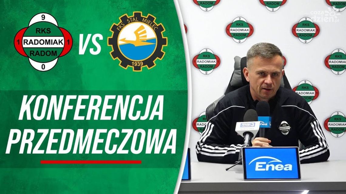 Radomiak TV: Konferencja przed meczem ze Stalą Mielec