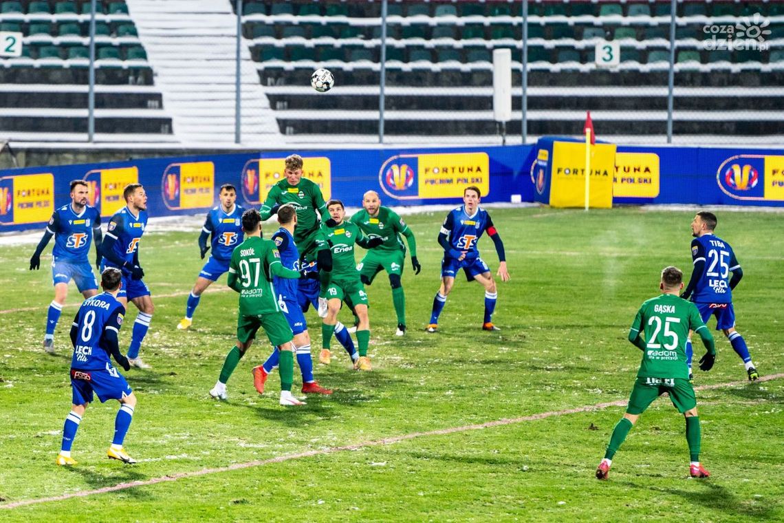 Radomiak walczył z Lechem Poznań, ale odpadł z po serii rzutów karnych