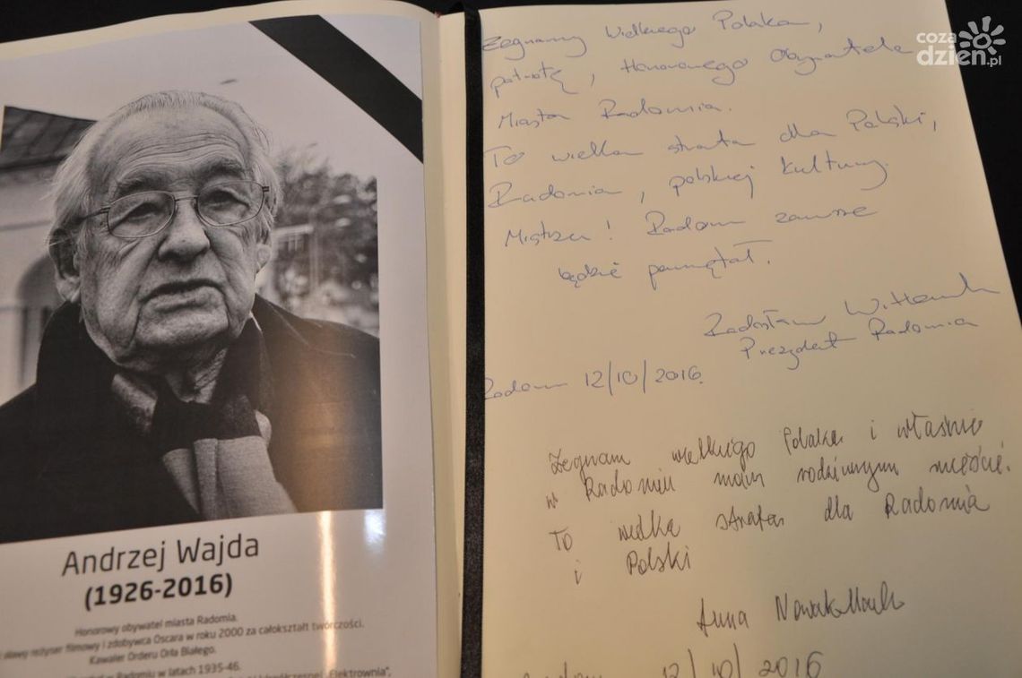 Radomianie żegnają Wajdę