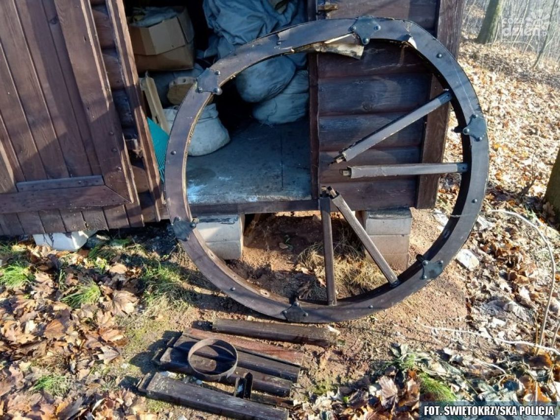 Radomianie zniszczyli armatę przy zamku w Chęcinach 