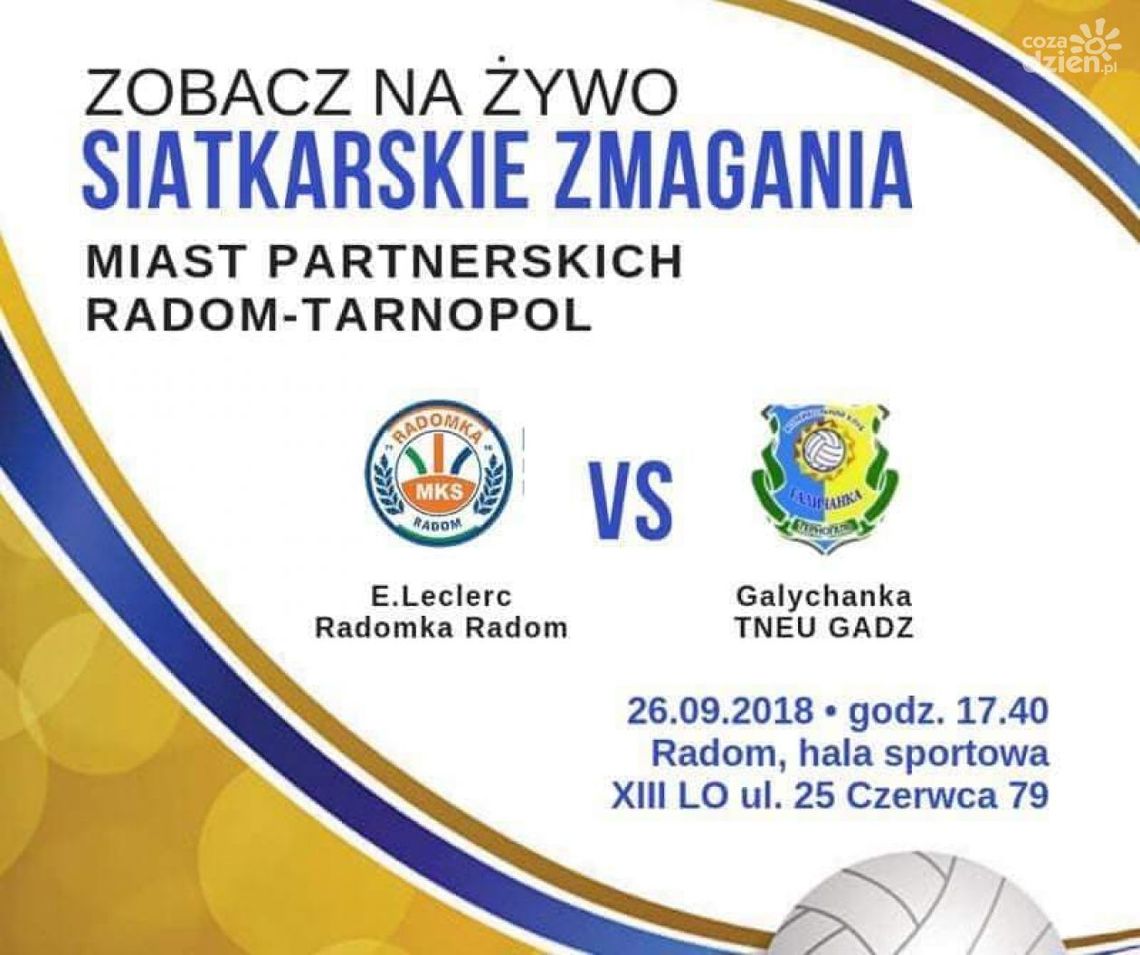 Radomka zmierzy się z ukraińskimi multimedalistkami Radomka zmierzy się z ukraińskimi multimedalistkami