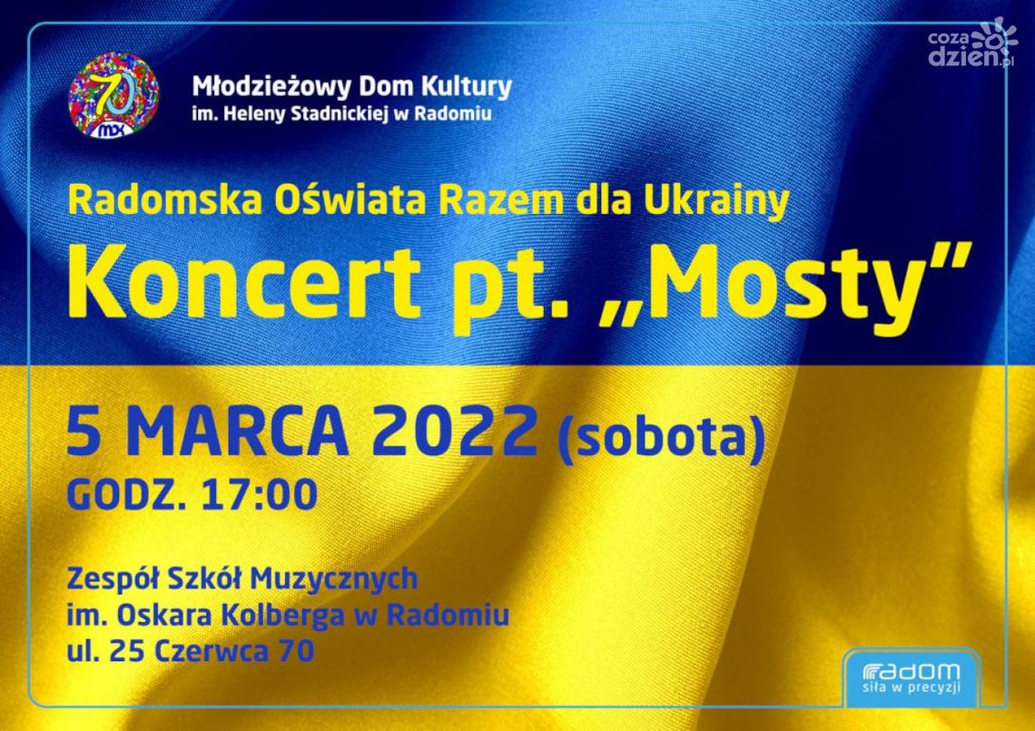 Radomska oświata zagra na rzecz Ukrainy Radomska oświata zagra na rzecz Ukrainy